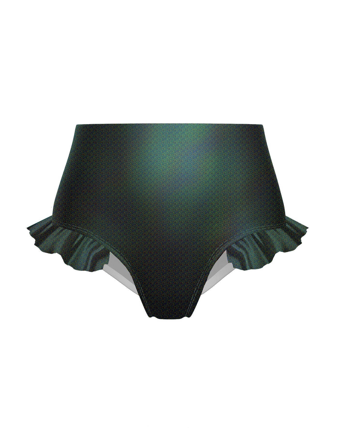 Hologram High Rise Panty with Ruffle