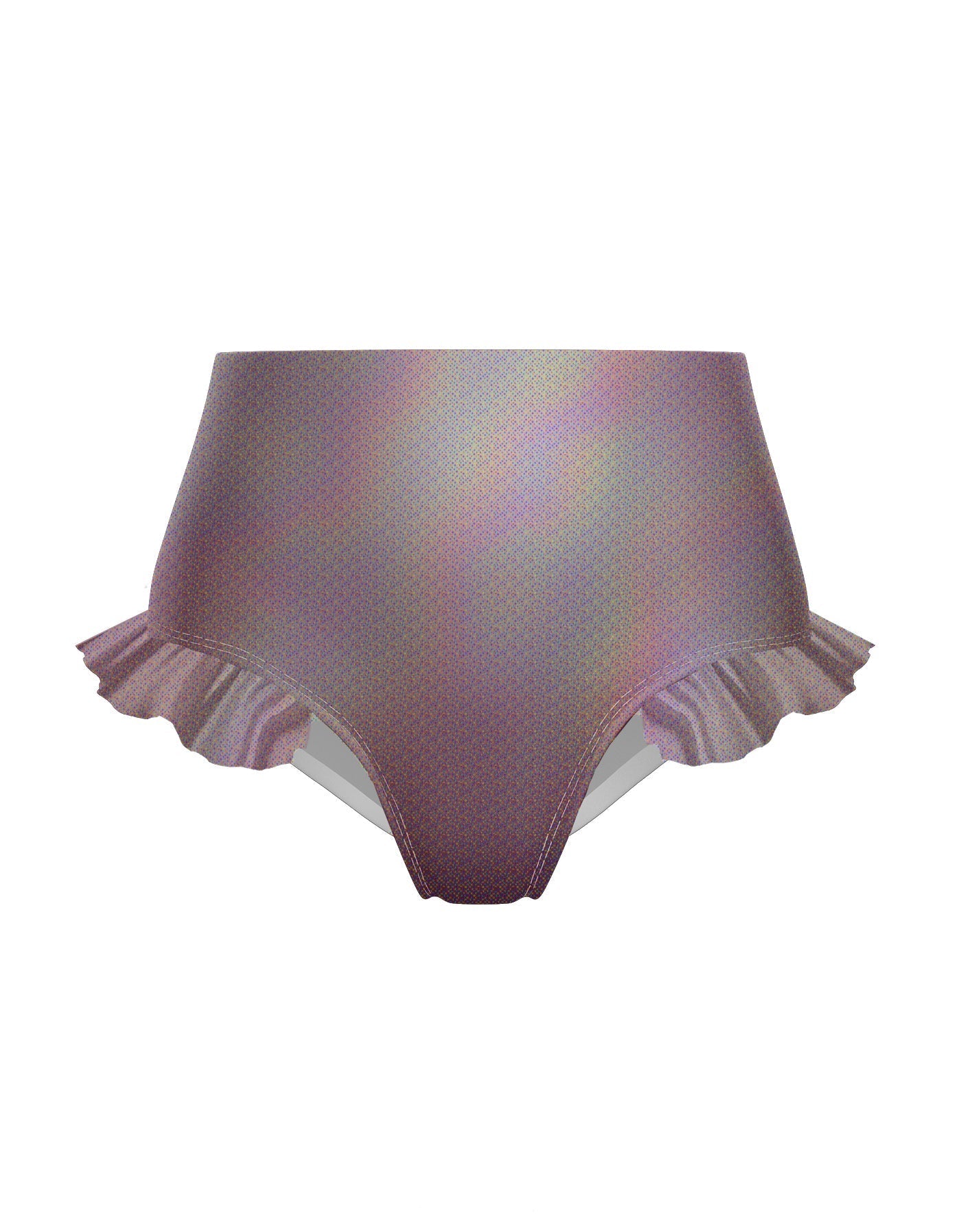 Hologram High Rise Panty with Ruffle