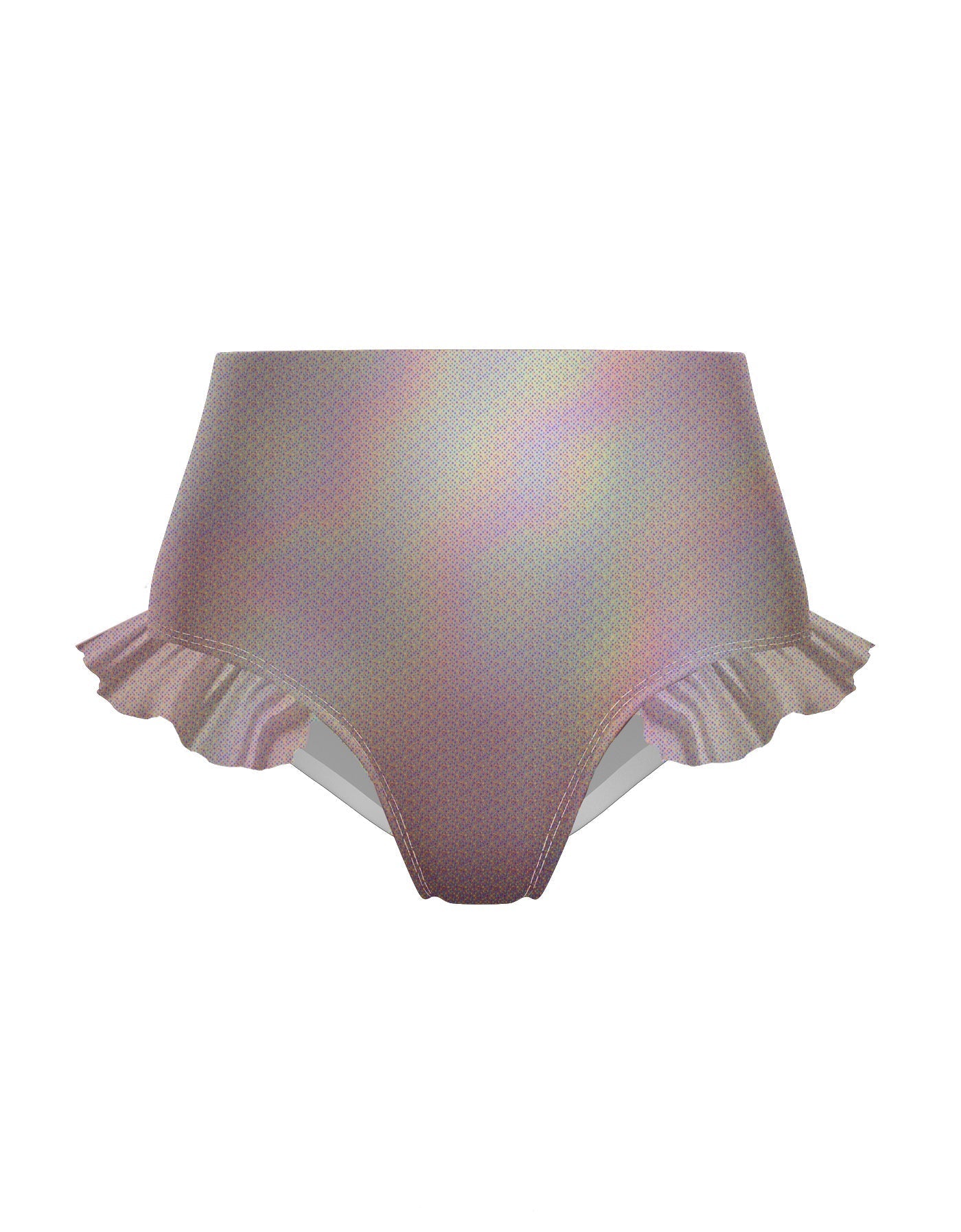 Hologram High Rise Panty with Ruffle