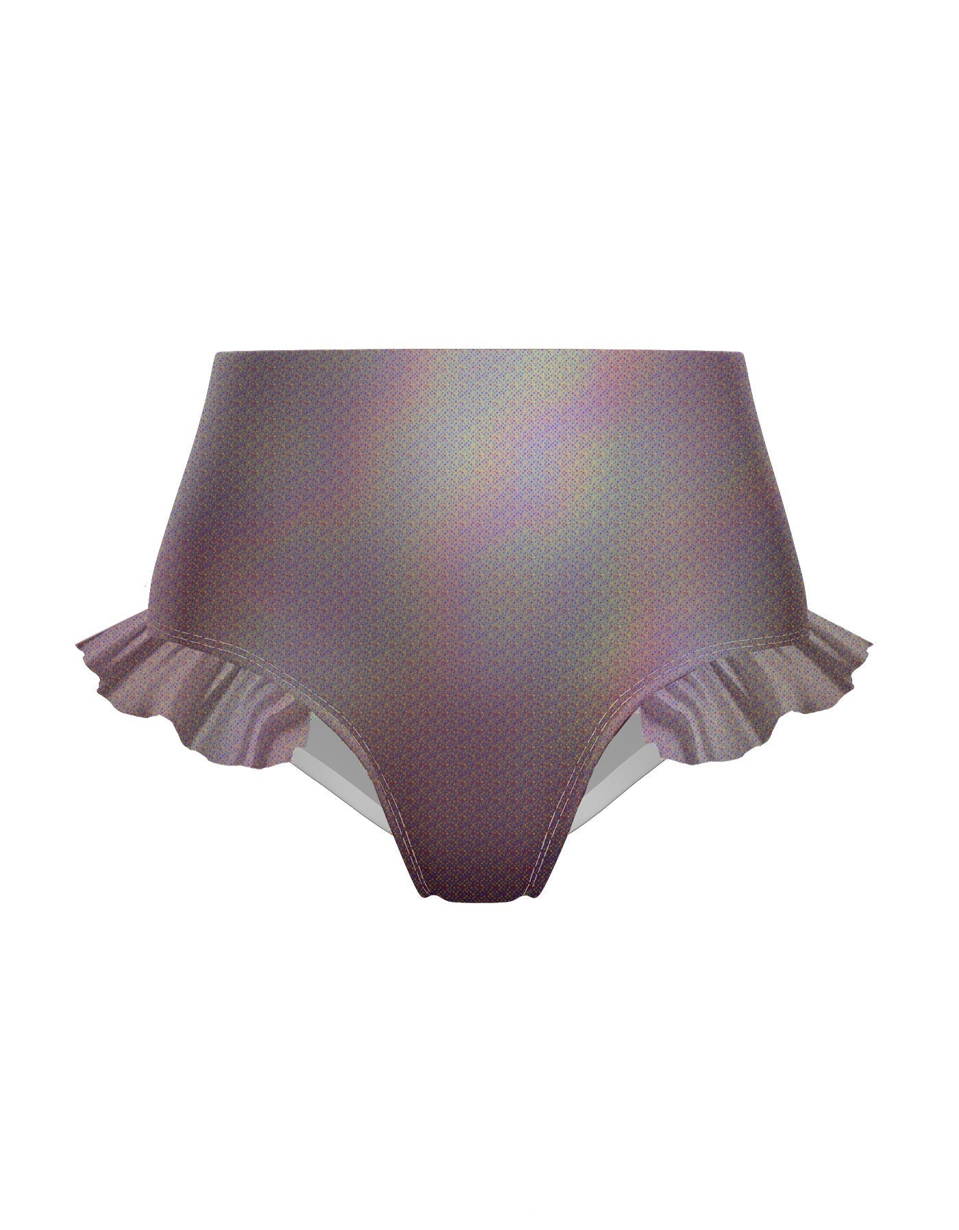 Hologram High Rise Panty with Ruffle