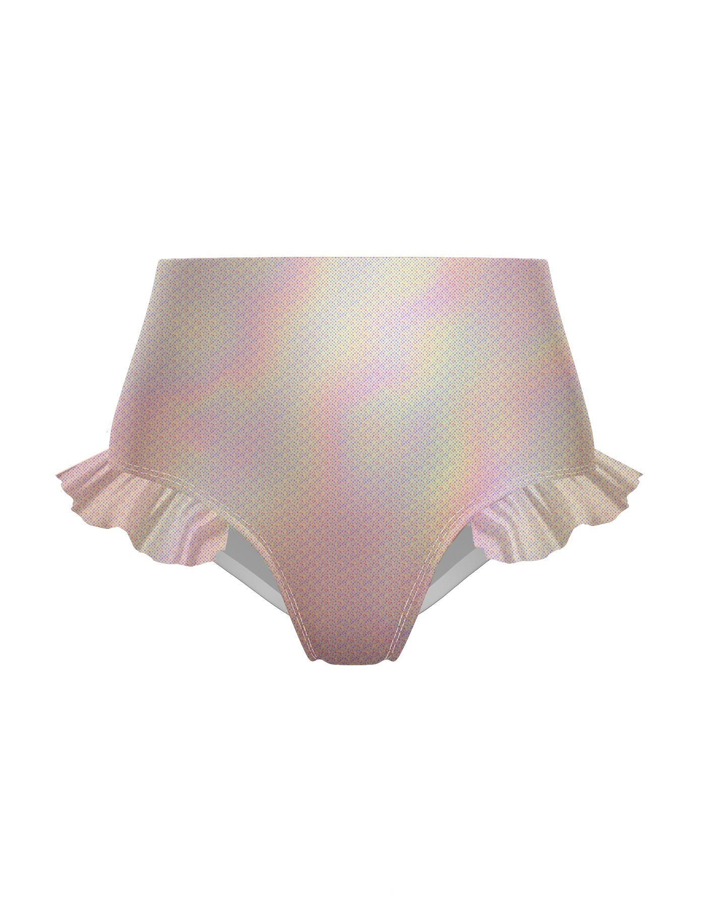 Hologram High Rise Panty with Ruffle