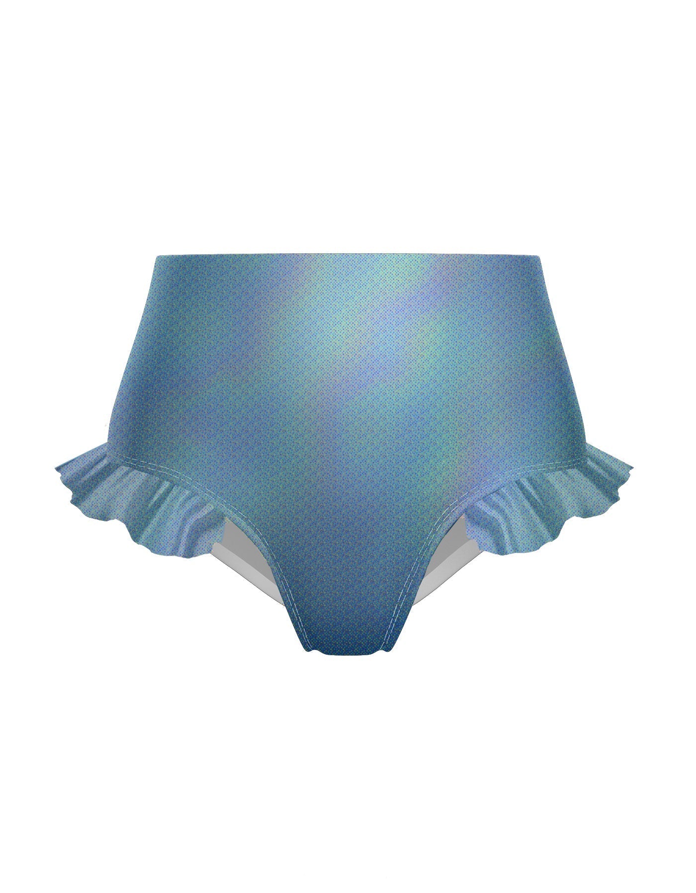 Hologram High Rise Panty with Ruffle