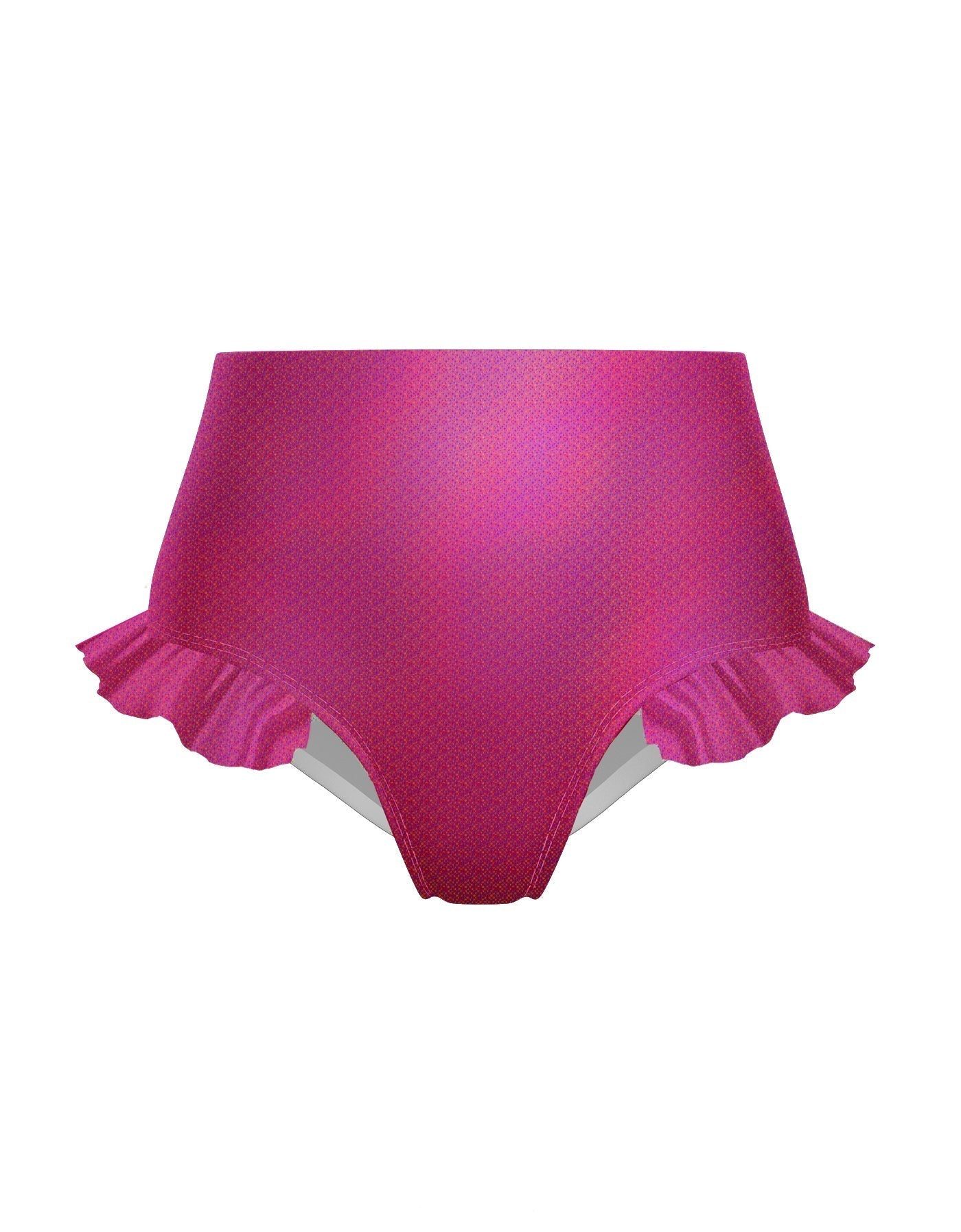 Hologram High Rise Panty with Ruffle