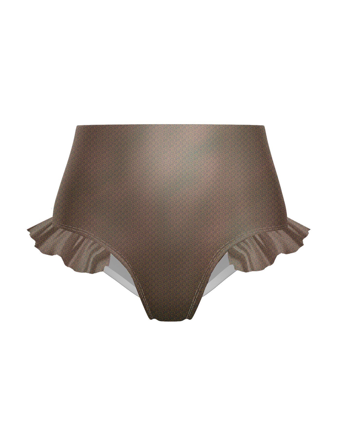 Hologram High Rise Panty with Ruffle