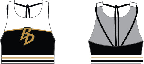 BDSOPA High Neck Spaghetti Strap Crop Top