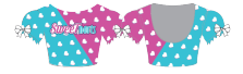 Custom Sweet Heart Puff Sleeve Crop Top