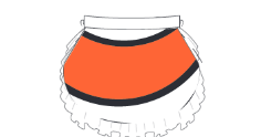 Custom Dr. Seuss Striped Pettibustle Skirt