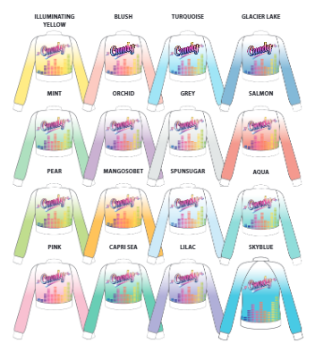 Custom Candy Girl Cropped Varsity Jacket