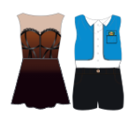 Custom Bigfoot/Werewolves Convertible Tank Dress