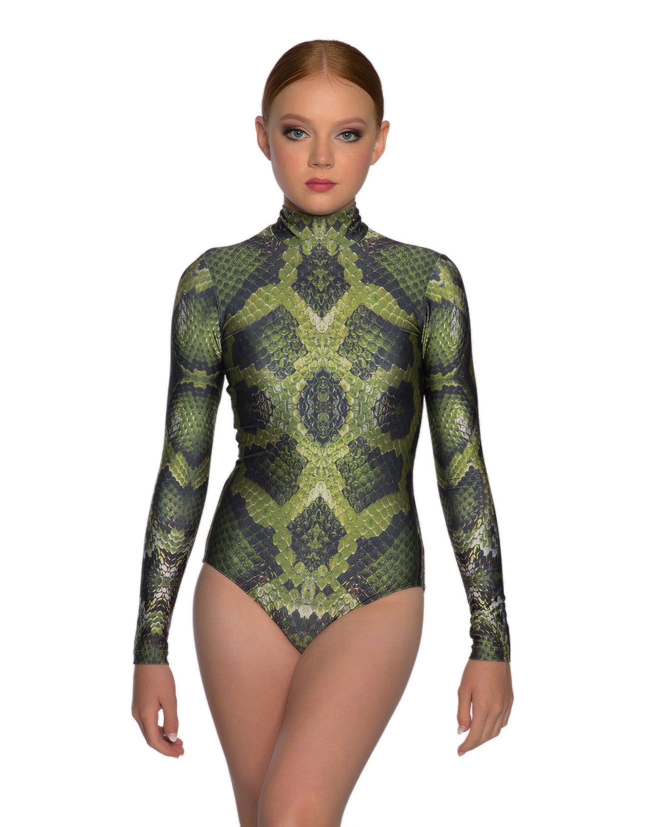 Snake Long Sleeve Leotard