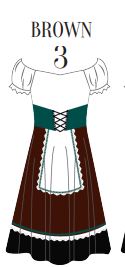Custom Chimney Sweep Off The Shoulder Dress = Calf Length