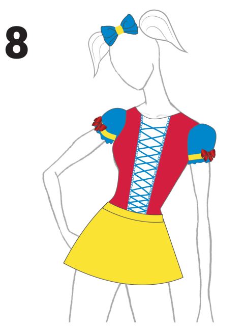 Custom Welcome to Duloc Top Skirt