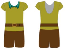 Custom Gaston Boys Cap Sleeve Biketard