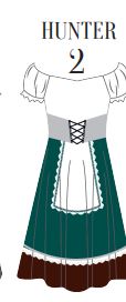 Custom Chimney Sweep Off The Shoulder Dress = Calf Length