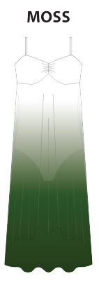 Custom Color Ombre Long Chiffon Dress