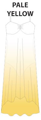 Custom Color Ombre Long Chiffon Dress