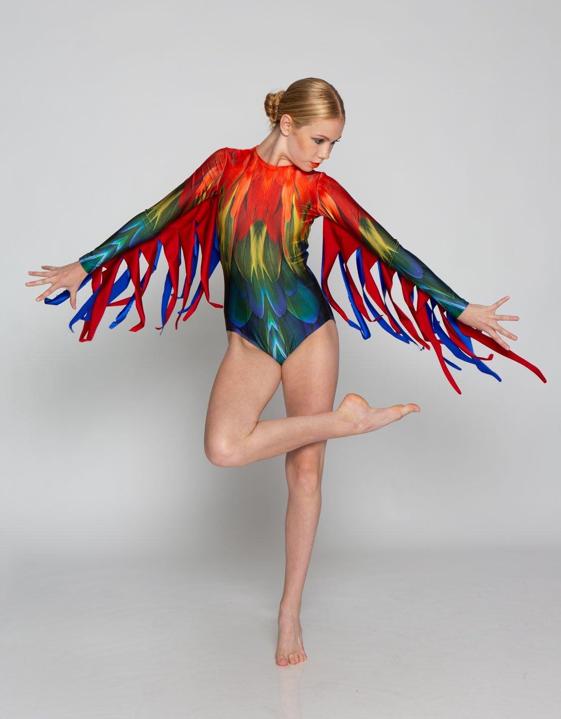 Flock LS Open Back Leotard