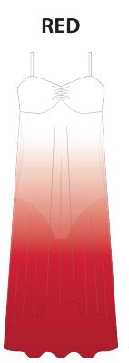 Custom Color Ombre Long Chiffon Dress