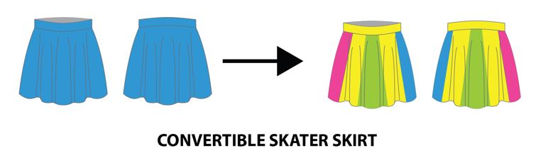 Custom Convertible This Is What We Do Skirt