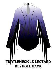 Ursula (Reeds) Tneck LS Keyhole Leotard