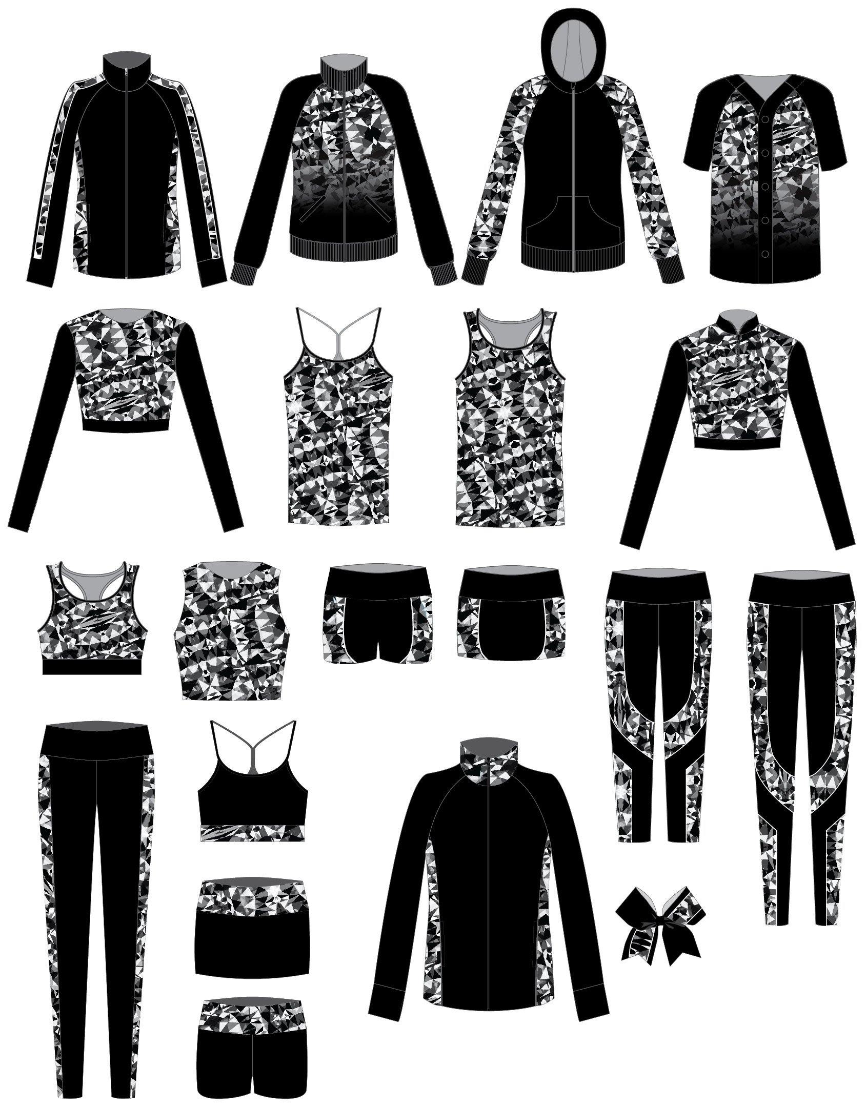 Triangular Popcolour Yoga Short - Hamilton Theatrical