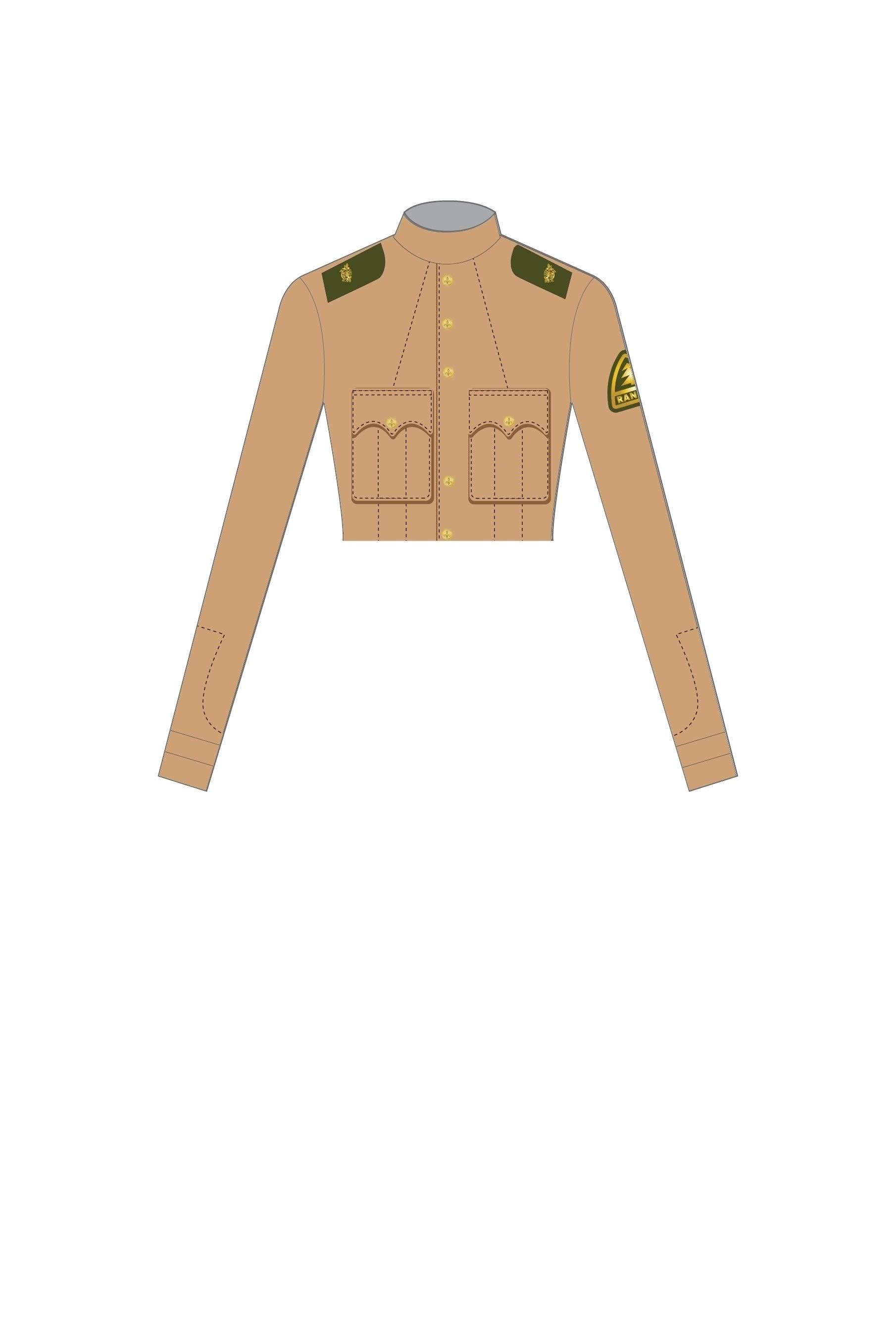 Ranger LS Crop Top - Hamilton Theatrical
