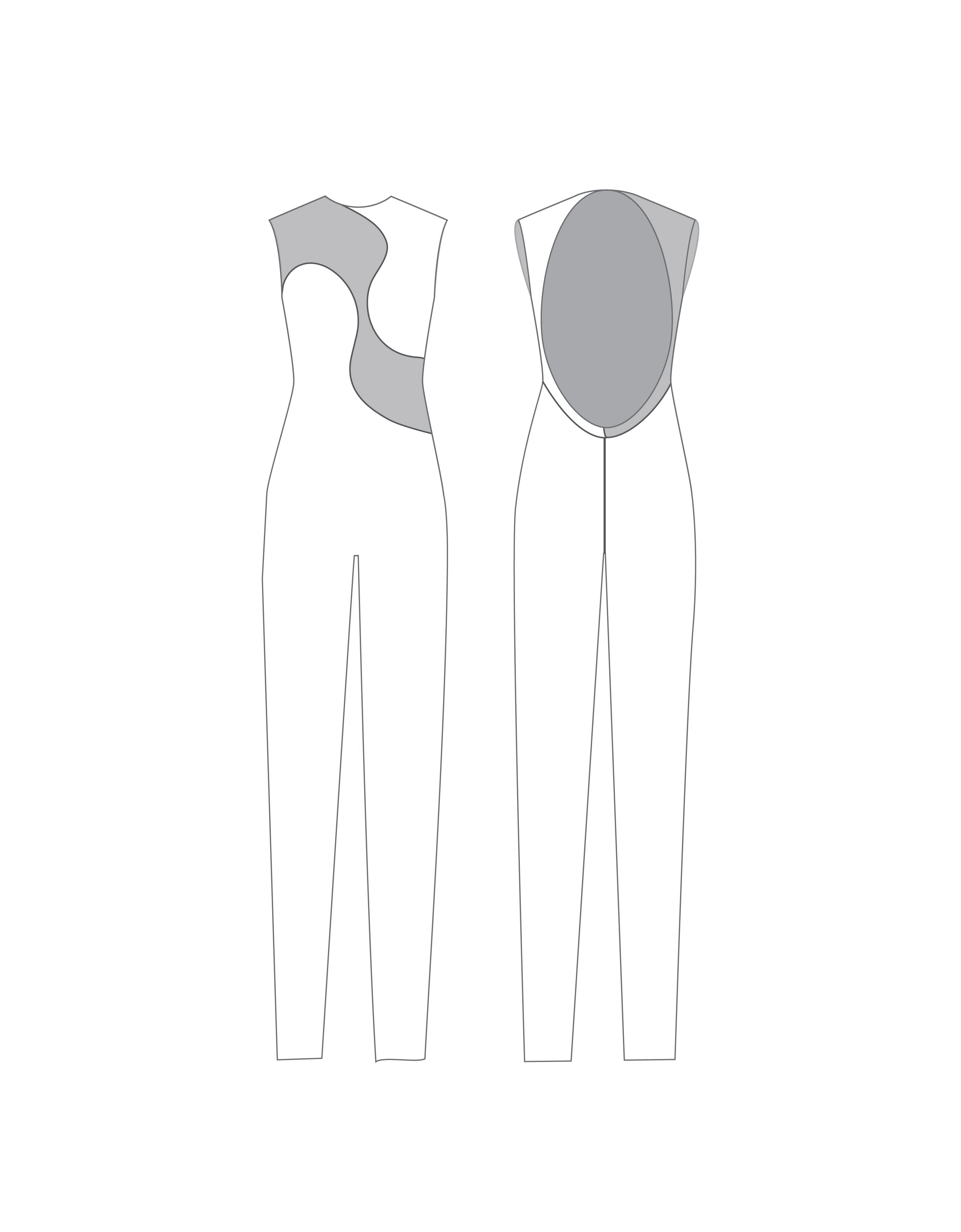 Custom Inked Shadows Sleeveless Unitard - Lycra & Mesh