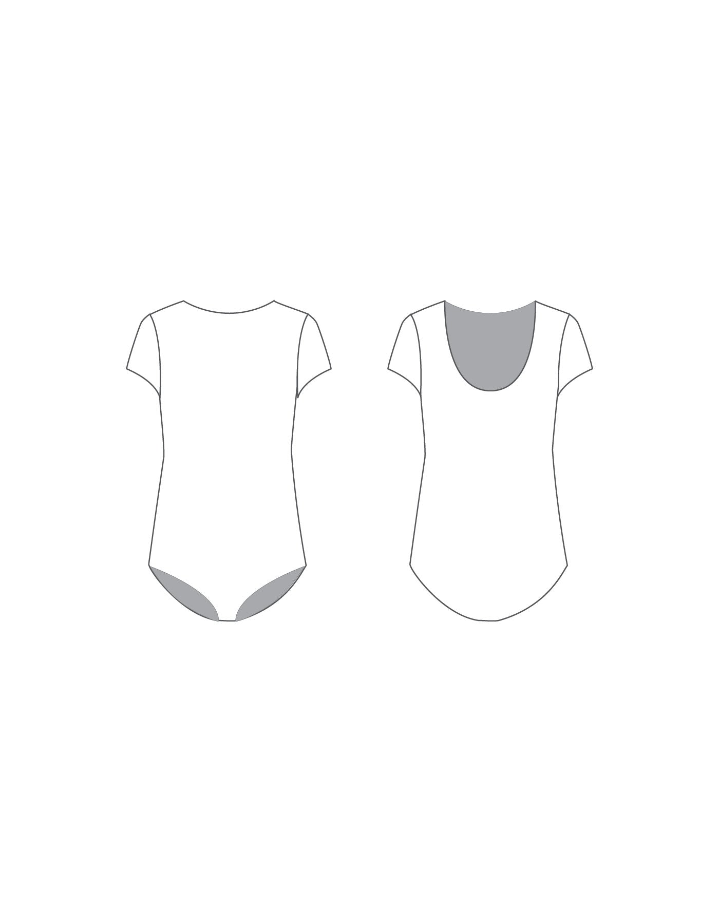 Custom Inked Cap Sleeve Leotard - Hologram