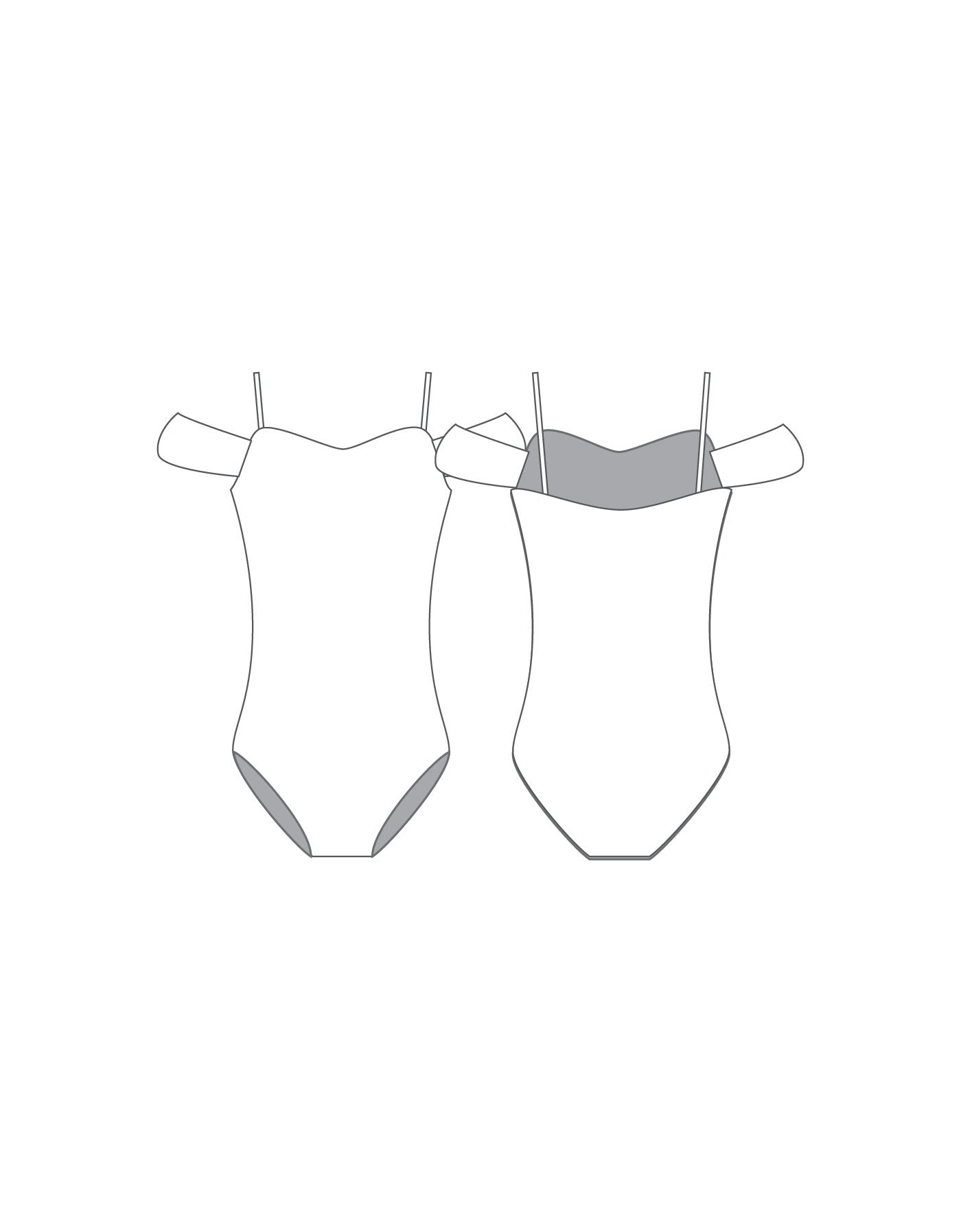 Custom Inked Classique Off the Shoulder Leotard with Sleeves - Lycra