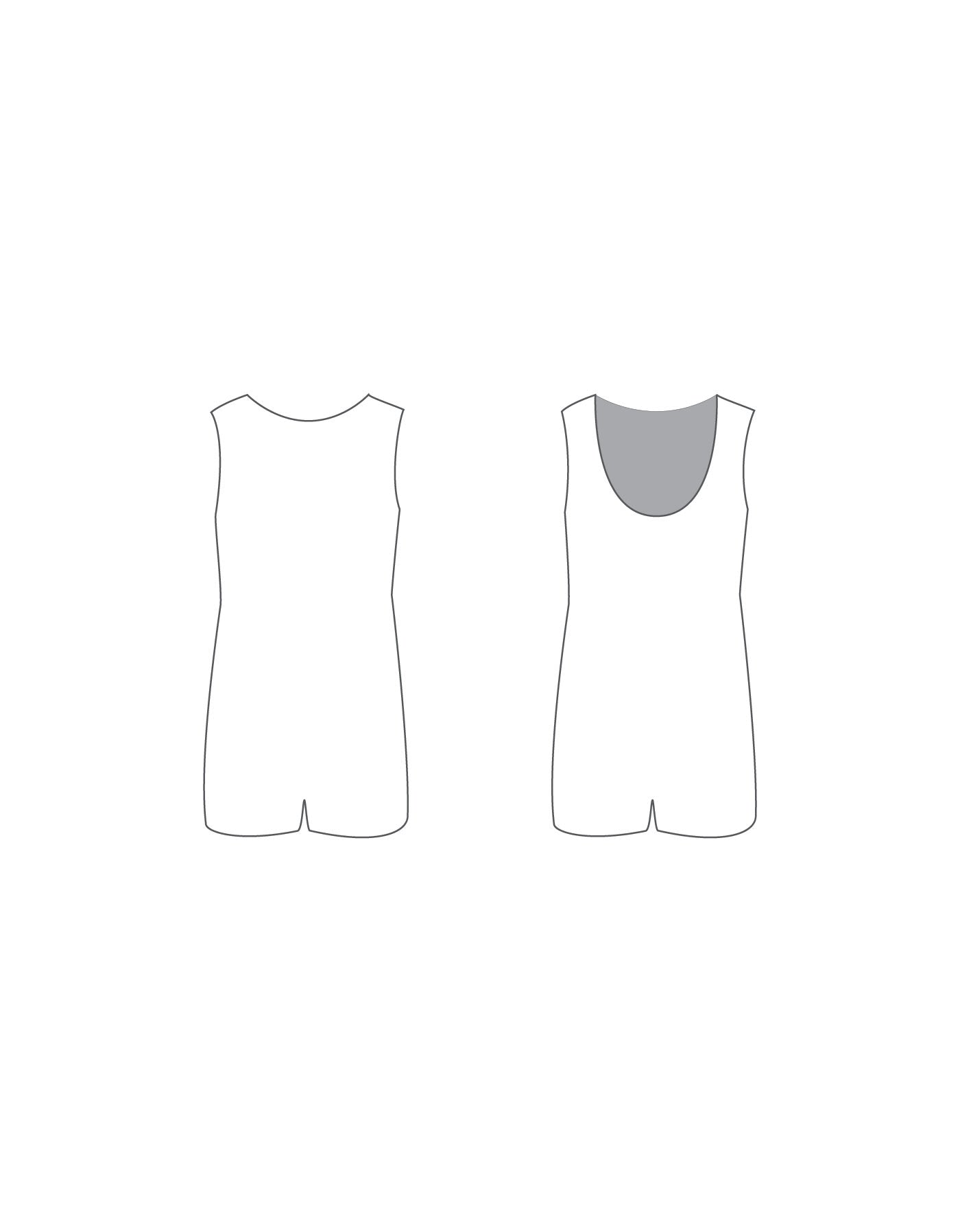 Custom Inked Tank Biketard - Lycra