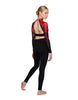 Je Taime LS Tneck Triangle Back Crop Top