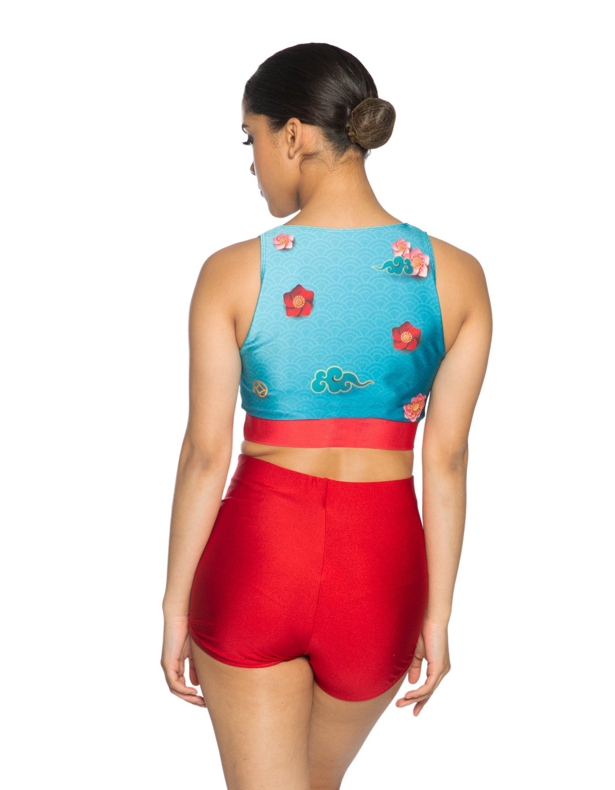 Lotus Crossover Crop Top