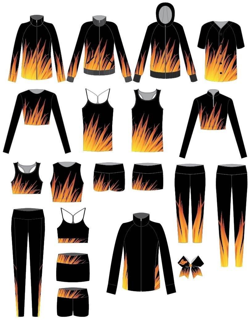 Starburst Panel Skate Legging - Hamilton Theatrical