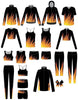 Starburst Zipper Front Crop Top - Hamilton Theatrical