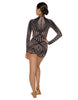 Geometric LS Biketard - Hamilton Theatrical