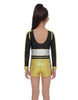 Golden Biketard Long Sleeve Biketard