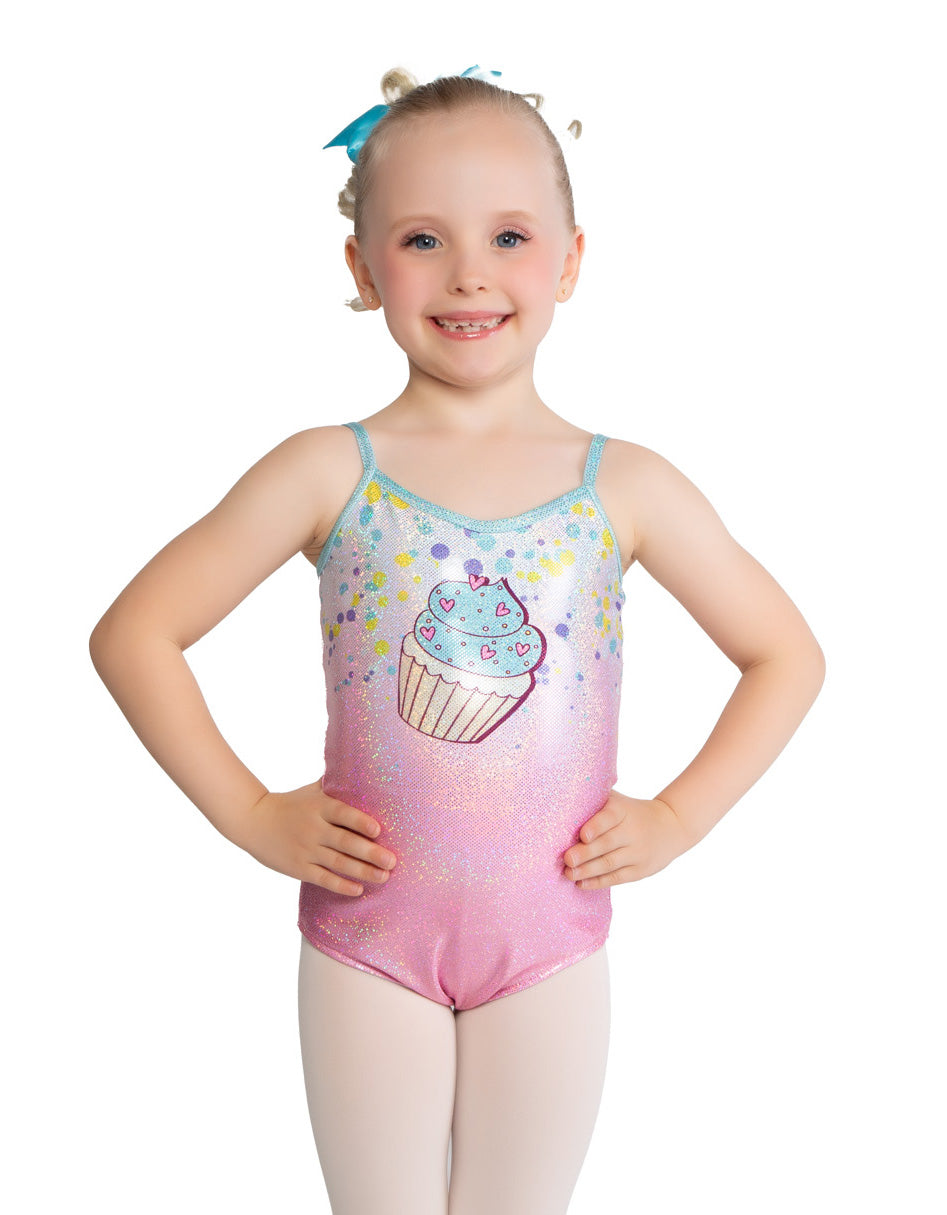 Reversible Cupcakes Cami Leotard