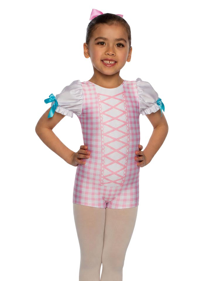 Lil Bo Peep Puff Sleeve Biketard