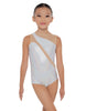 Hologram Sleeveless Spectral Leotard Nude Mesh