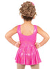 Solid Hologram Tank Dress
