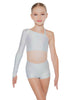 Hologram Sparks Fly Crop Top