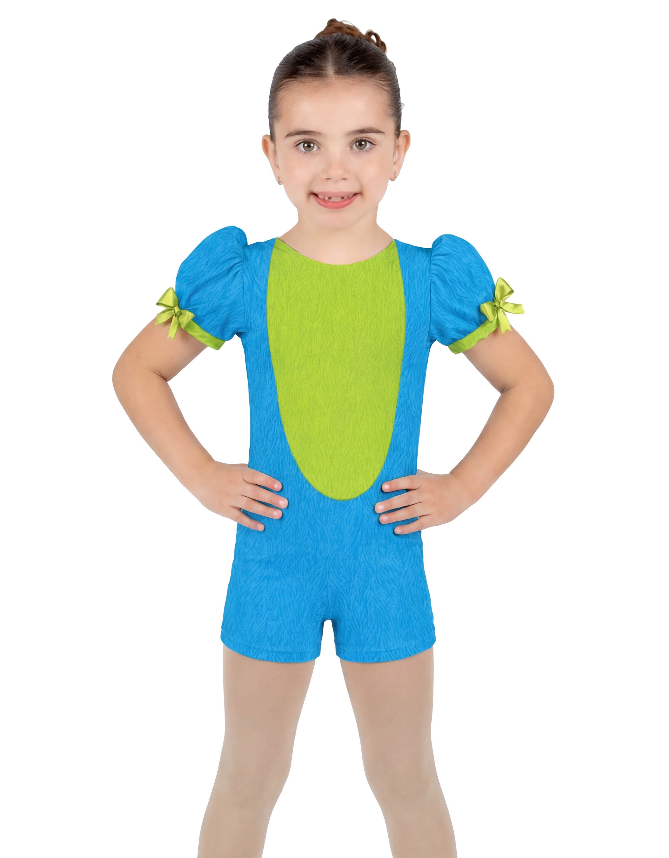 Toy Bunny Puff Sleeve Biketard