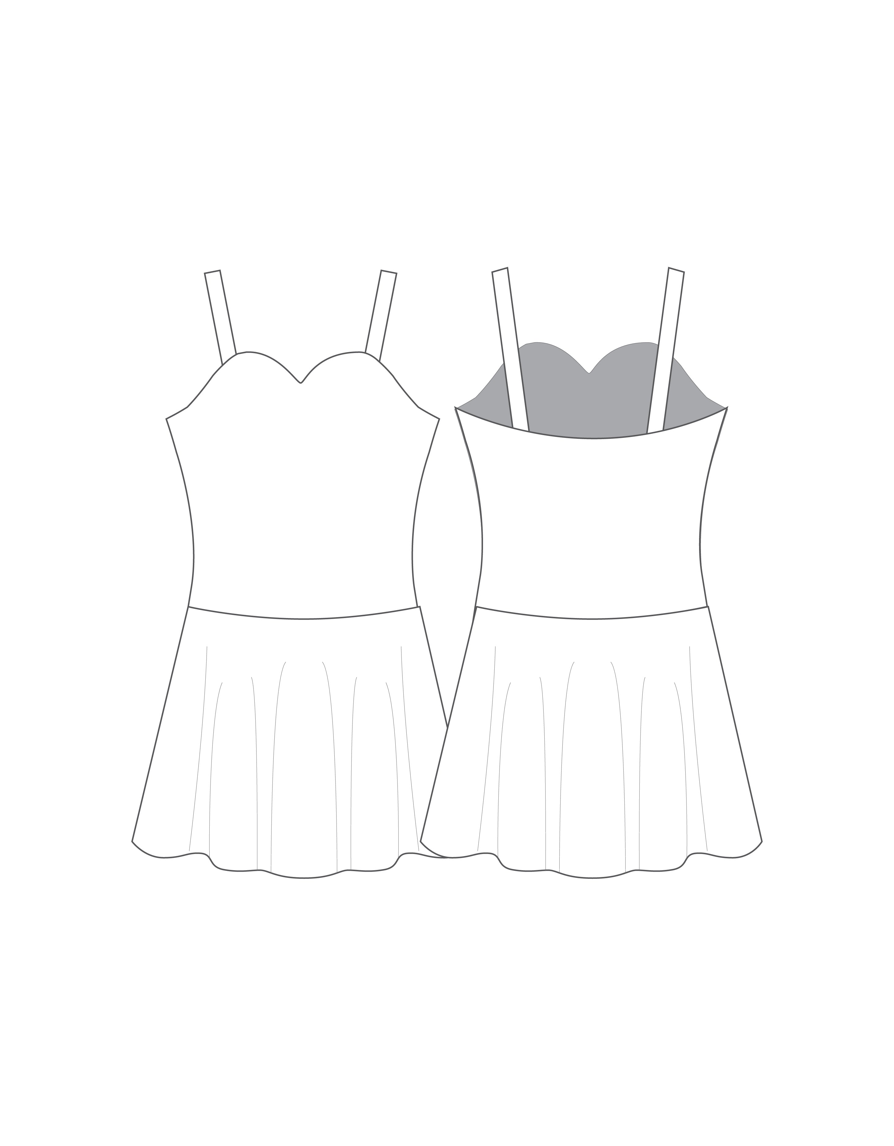 Custom Inked Sweetheart Bodice Dress - Velvet