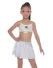 Huntress Golden Scoop Neck Cami Crop