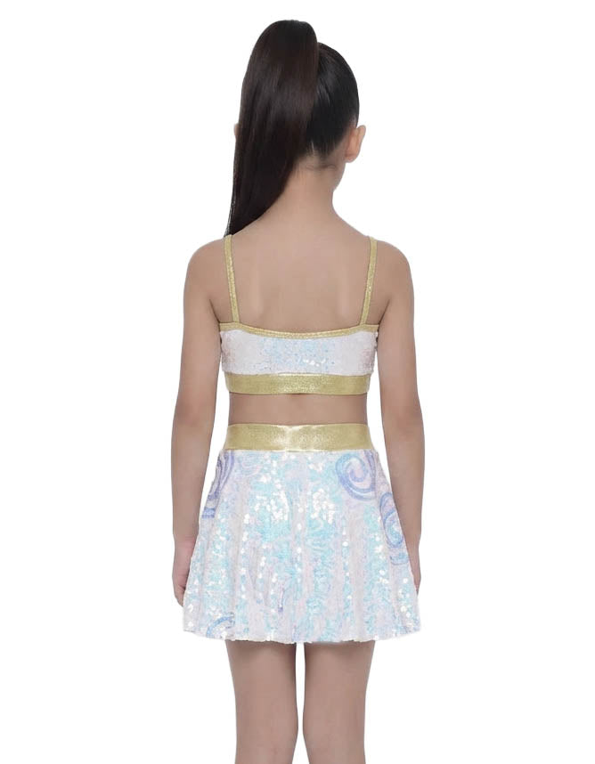 Huntress Golden Scoop Neck Cami Crop
