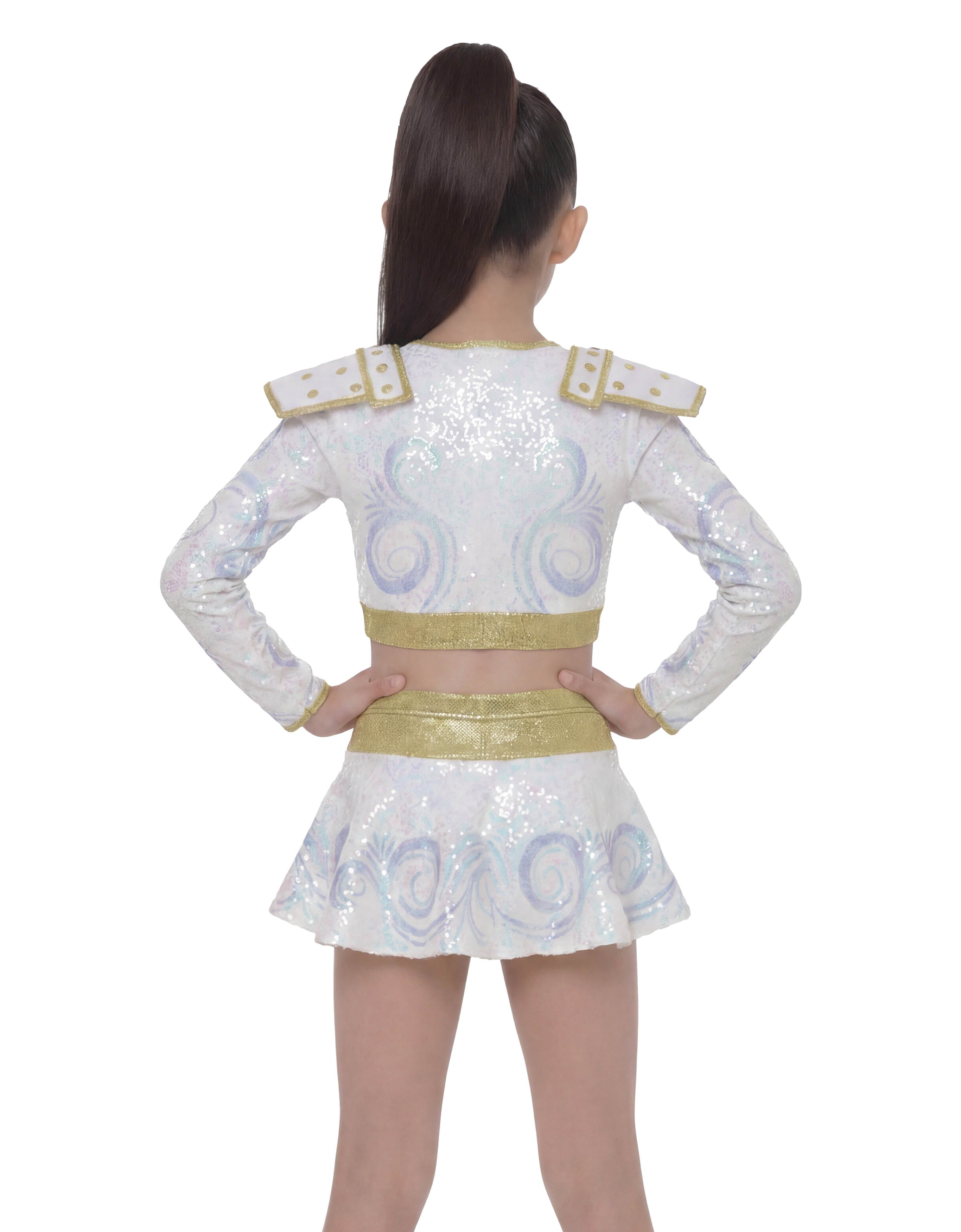 Huntress Golden Flounce Skort
