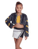 Demon Crows Overlap Panel Skort with Waistband and Panty