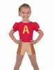 Chipmunks Puff Sleeve Biketard