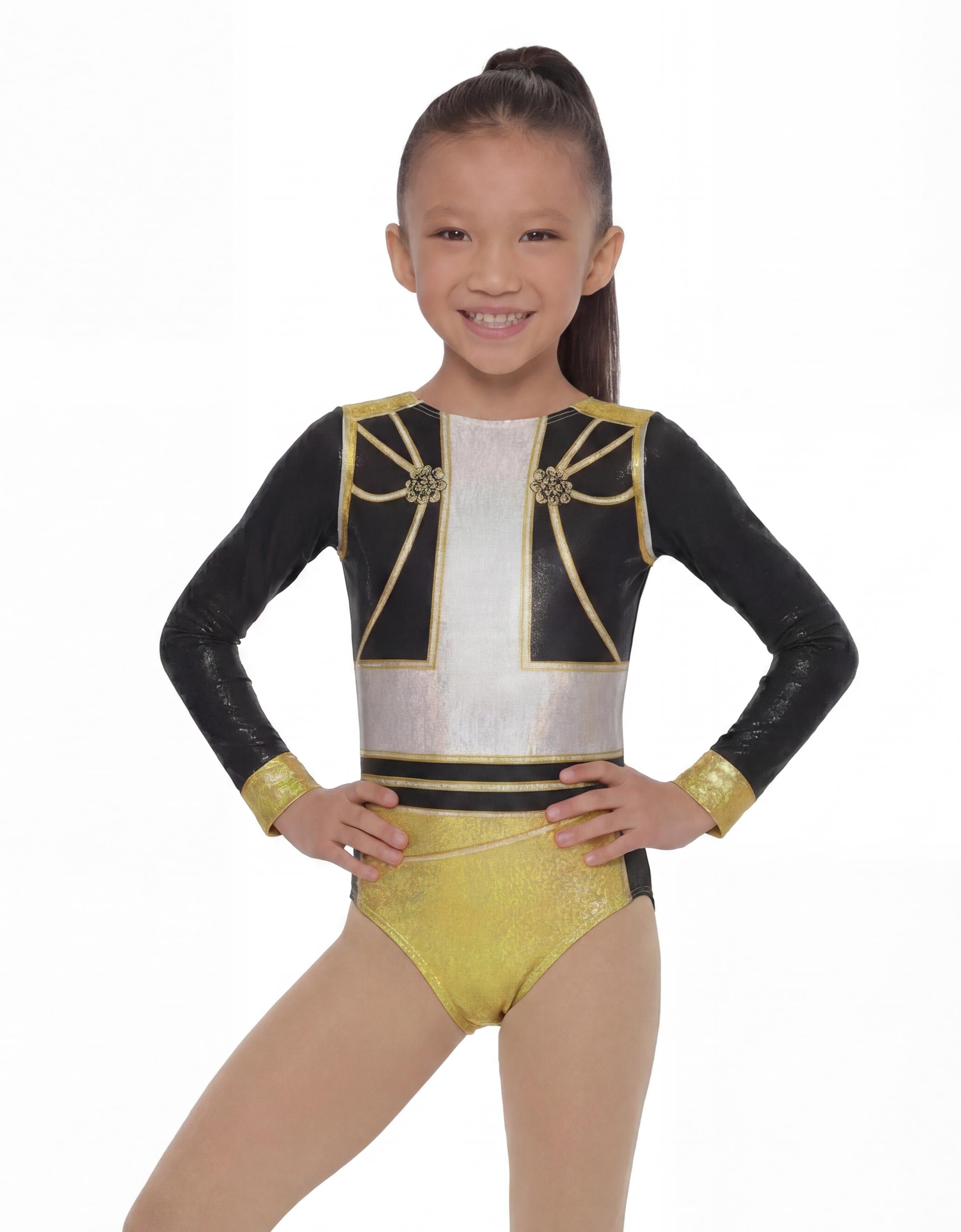 Demon Hunters Golden Long Sleeve Leotard