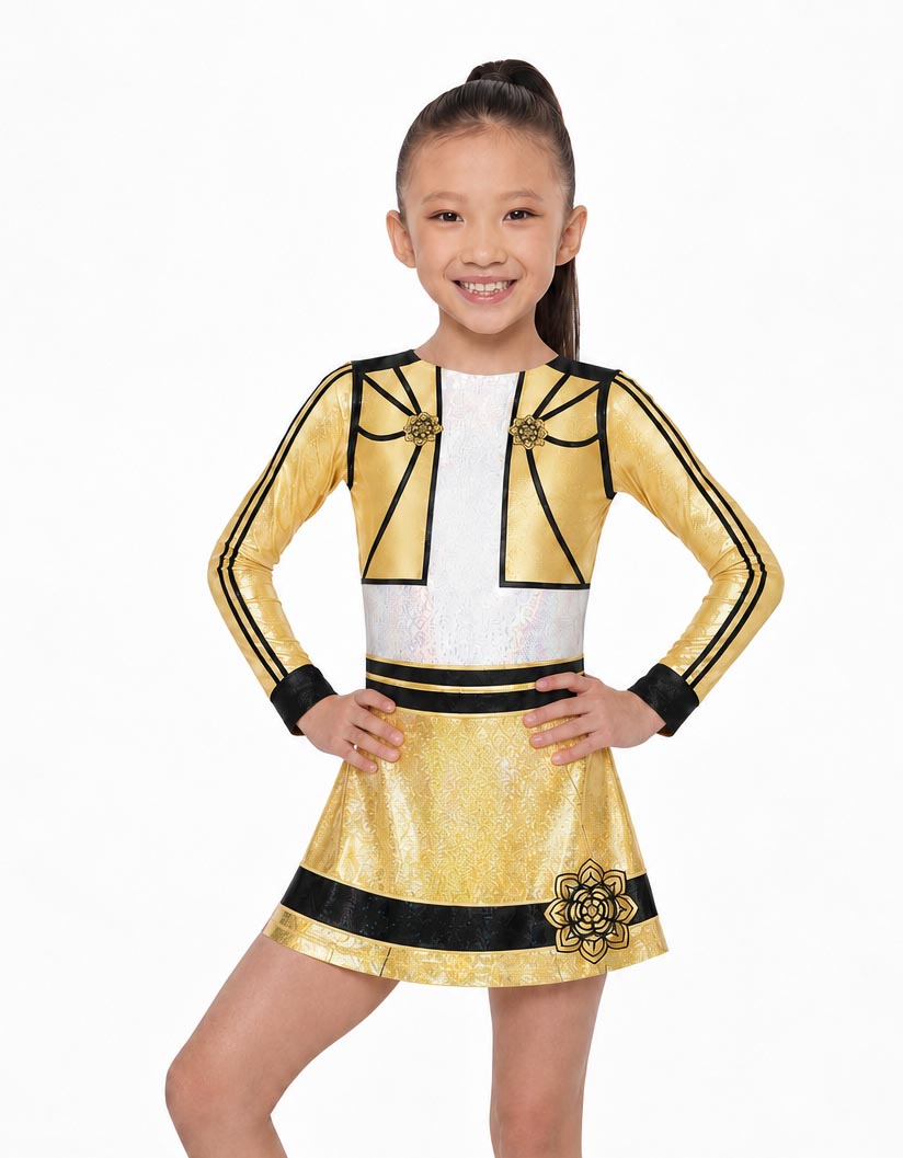 Demon Hunters Golden Top Skirt Tall Band